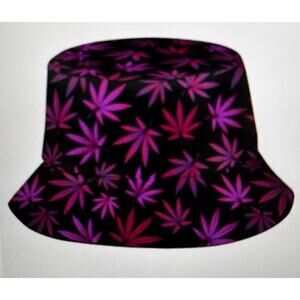 NEW Leaf Hat Gag Gift Bucket Hat Black Pink Great Gift Idea